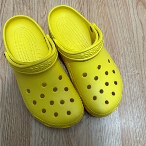 CROCS Bright Yellow Sandals